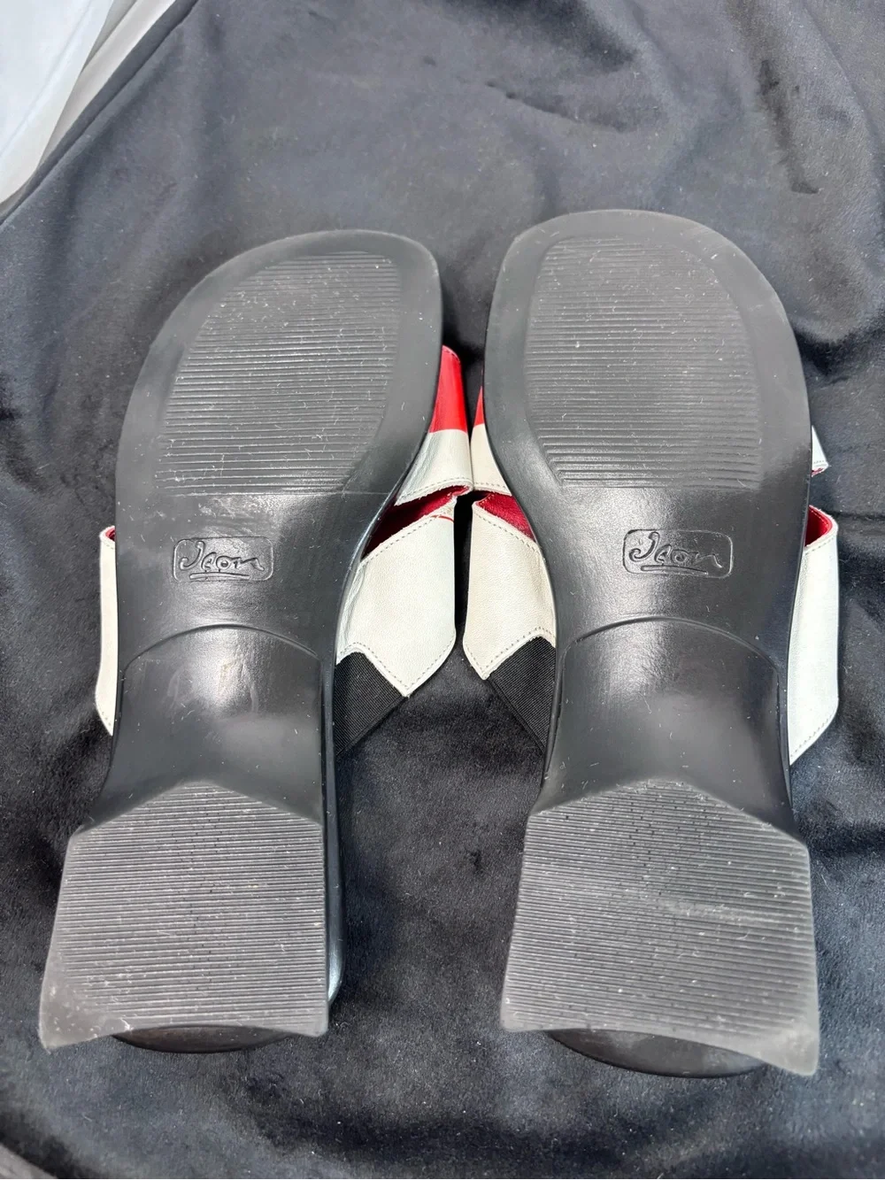 Vintage 1990s Jeon Campbell’s Tomato Soup  Pop Art Novelty Slide Sandals Sz - Picture 8 of 10